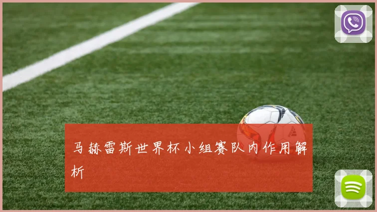 马赫雷斯世界杯小组赛队内作用解析